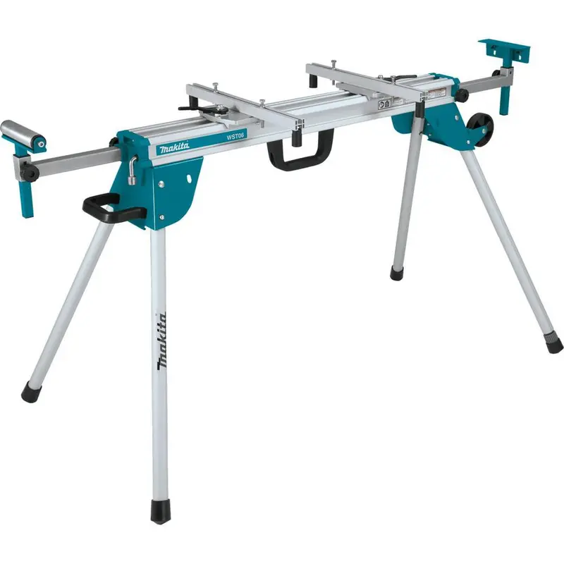 Makita WST06 Compact Folding Miter Saw Stand – Aluminum Support System with Quick-Release Clamps