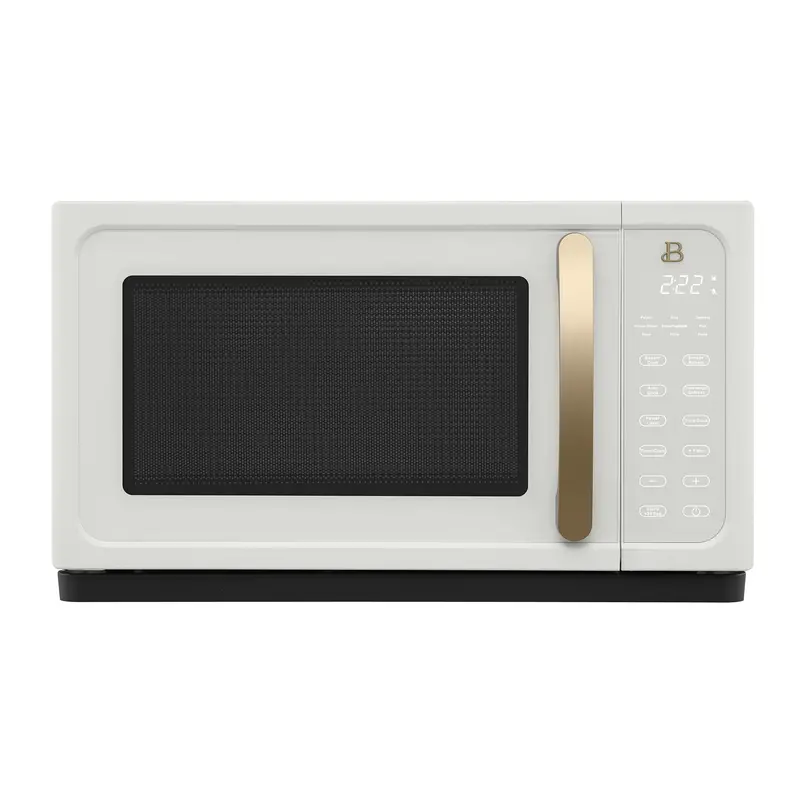 1.1-Cubic-Foot 1000W White Sensor Microwave Oven with Touch Controls – Compact Kitchen Appliance