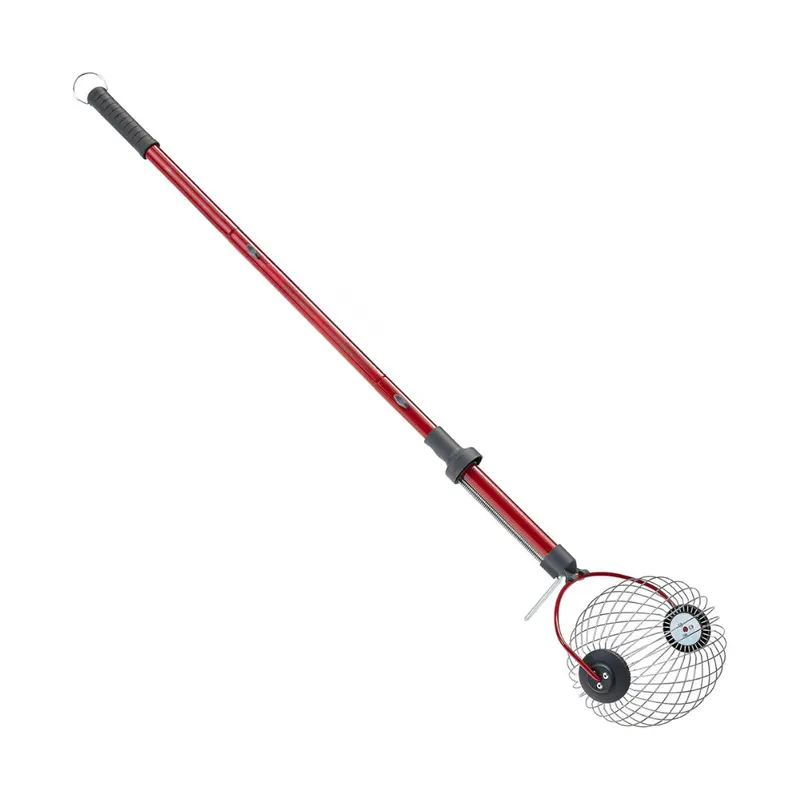 Rolling Nut & Fruit Harvester – 1.5-Gallon Steel Collection Cage