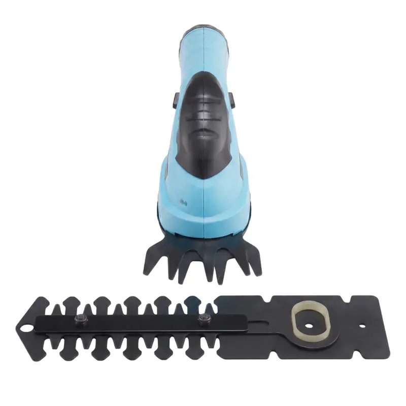 Cordless 2-in-1 Grass and Hedge Trimmer with Rechargeable Battery and Precision Cutting Blades
