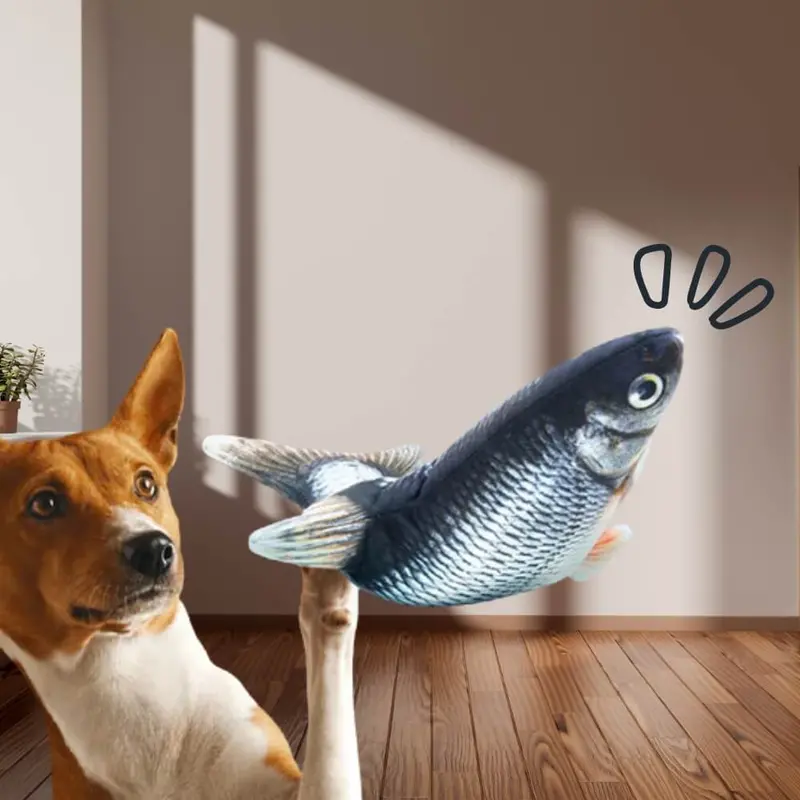 The FloppyFish Interactive Dog Toy – Flapping, Crinkling Pet Engagement Tool