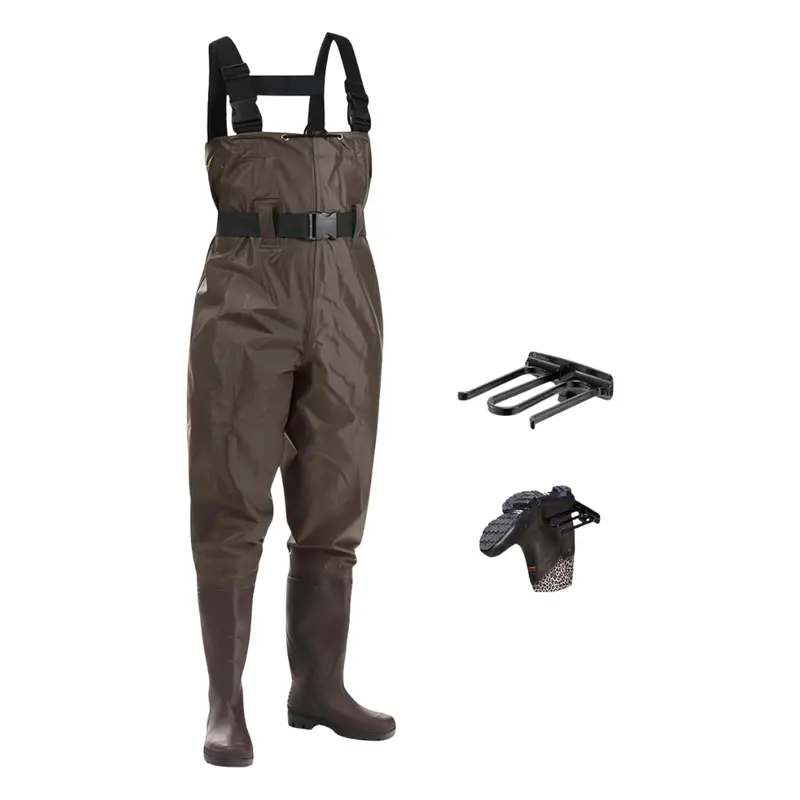 Lightweight Chest Waders – Unisex Nylon/PVC Hybrid for Anglers and Field Workers