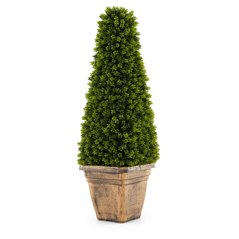 3-Foot Artificial Boxwood Topiary Tree – Classic Rounded Shape
