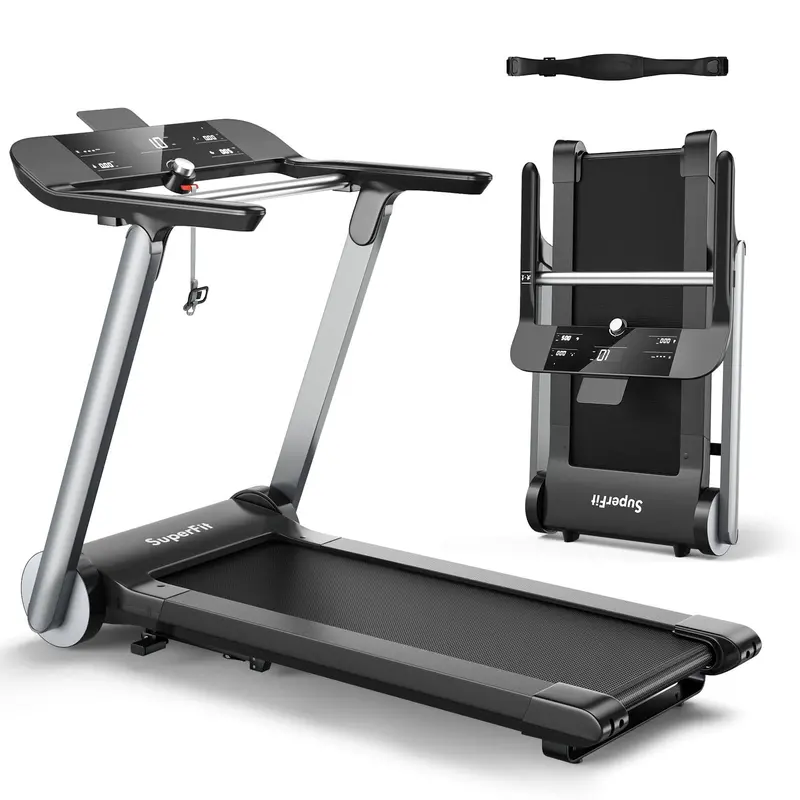 Commercial-Grade Folding Treadmill – Heavy-Duty Gym-Ready Running Machine