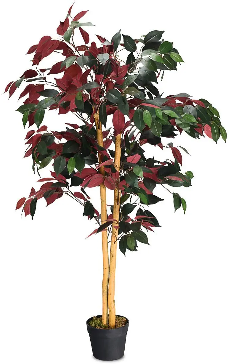 4-Foot Artificial Faux Bamboo Tree – Realistic Indoor/Outdoor Decorative Plant