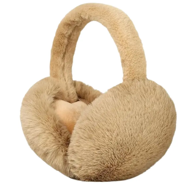 Plush Faux Fur Ear Warmers – Unisex Winter Headband for Cold-Weather Comfort