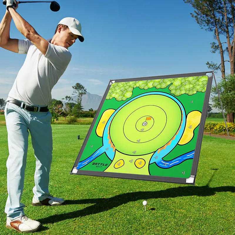 Golf Practice Net Arena – Portable Indoor/Outdoor Driving Range Setup