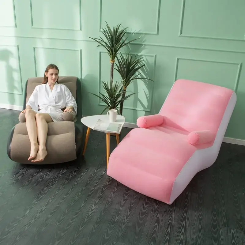Inflatable Outdoor Seat with Integrated Armrests for Comfort & Portability