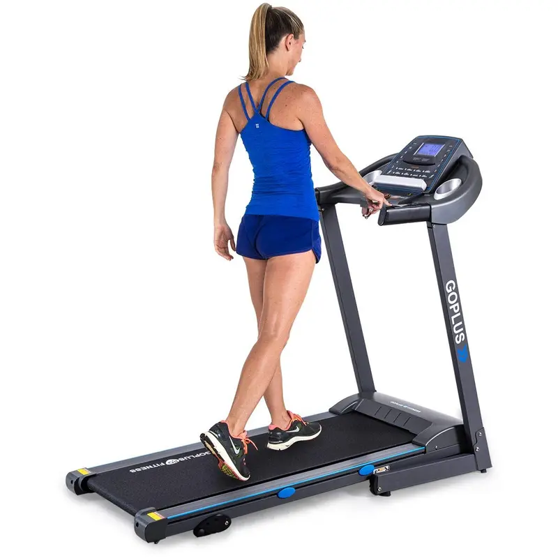 2.25HP Incline-Folding Treadmill – Superfit Electric Fitness Treadmill with Adjustable Slope