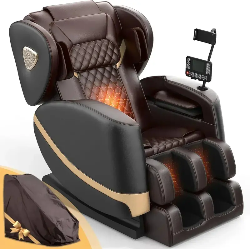 Zero Gravity Full-Body Massage Chair – 10-Point Roller System & Heated Foot Therapy