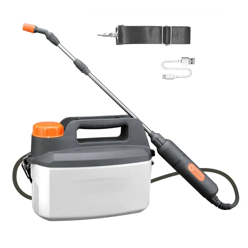 1-Gallon USB-C Rechargeable Electric Garden Sprayer – Telescoping Wand, 4000mAh High-Capacity Battery