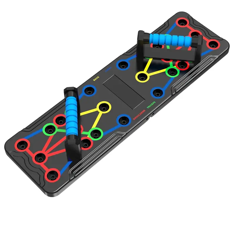Multi-Angle Push-Up Board System – Color-Coded Angles for Progressive Training