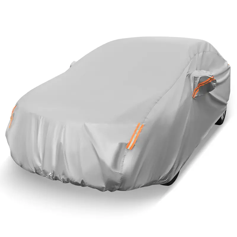 All-Weather Sedan Car Cover – 193-Inch UV-Resistant, Rainproof Fit for Chevrolet, Ford & Nissan