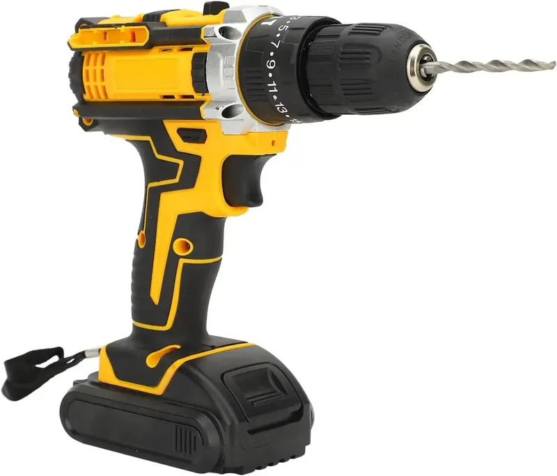 21V Lithium-Ion Cordless Drill Driver Kit – Includes Dual Batteries, Fast Charger, and High-Torque Performance