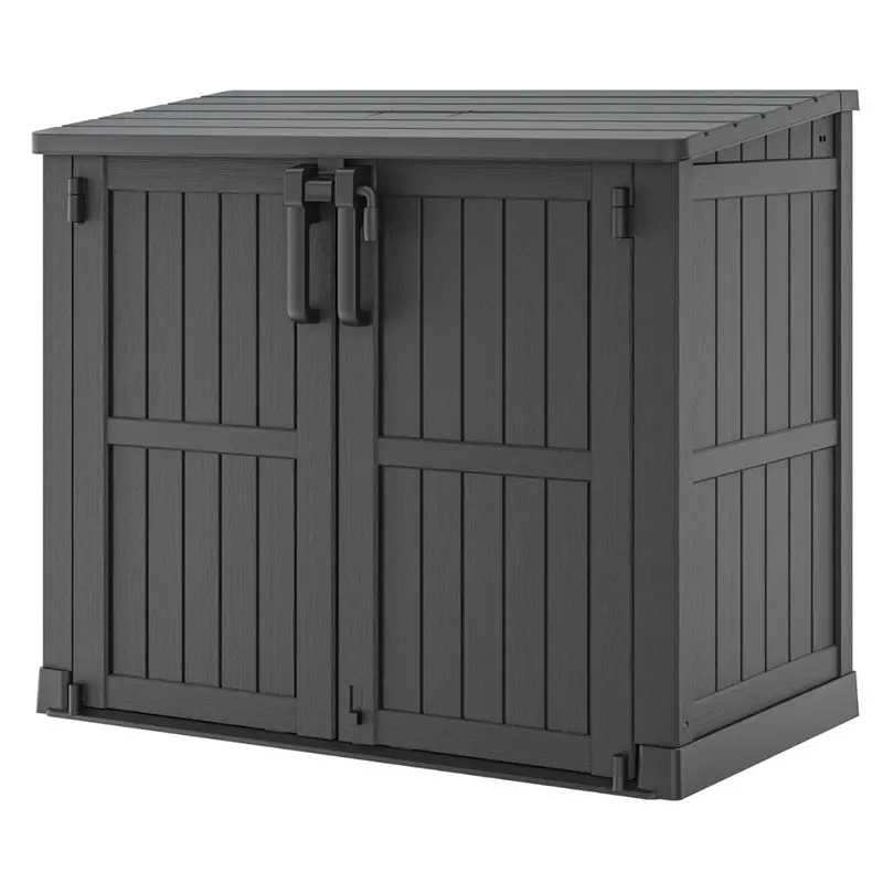 Garden-Friendly 36-Cu-Ft Resin Storage Box with Key-Lock Security