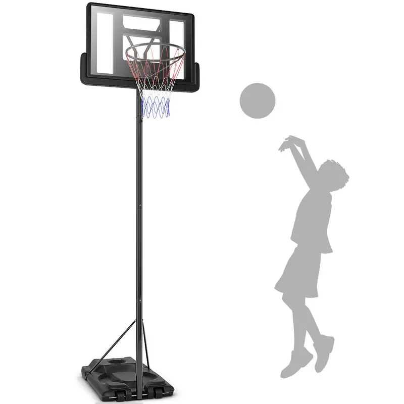 Lightweight Outdoor Basketball Hoop – Easy-Setup Portable Goal for Driveways and Backyards