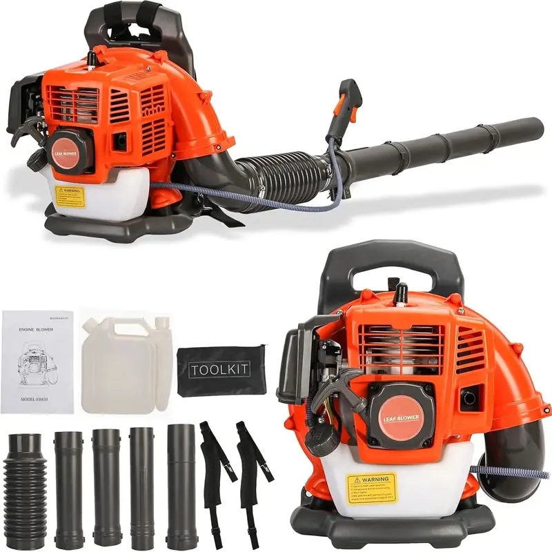 ZTGD Gas-Powered Backpack Leaf Blower – Air-Cooled Engine for Lawn & Garden Use