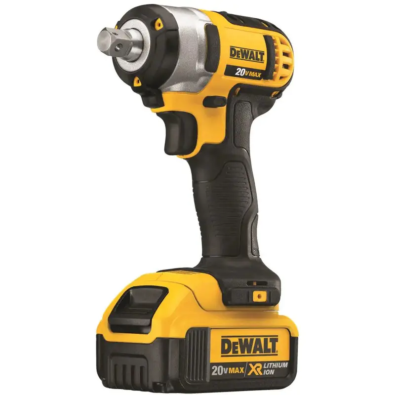 20V MAX Lithium-Ion 1/2″ Impact Wrench Kit – Includes Detent Pin & Battery Charger