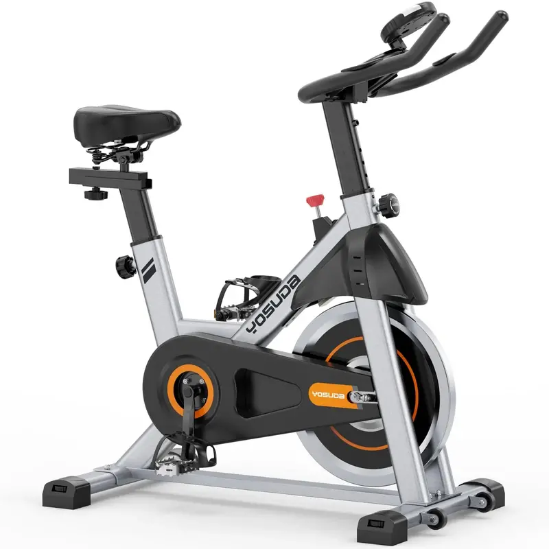 YOSUDA Indoor Cycling Bike – Belt-Drive Stationary Exercise Bike with Silent Operation & Adjustable Resistance