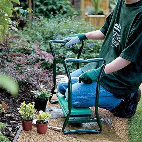 Foldable Kneeling Gardener’s Bench | Ergonomic Support Seat for Planting & Weeding