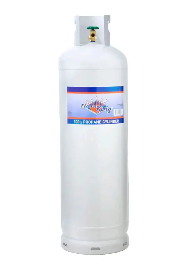 100-Pound Steel Propane Tank — POL Valve, Shipped Empty for Safety