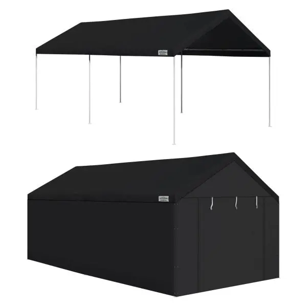 10 ft x 20 ft Straight-Leg Instant Canopy Tent with Full Sidewall Enclosure