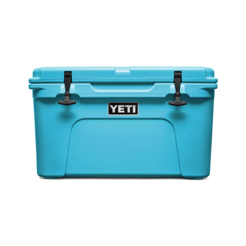 YETI Tundra 45 Cooler – 45-Quart Rugged Insulated Cooler in Reef Blue