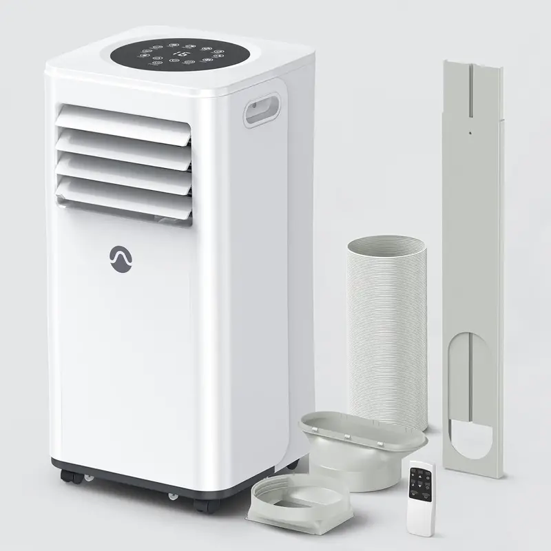 10,000 BTU 3-in-1 Portable Air Conditioner: Cools Up to 450 Sq. Ft., Includes Remote, Timer, Sleep Mode & Window Kit