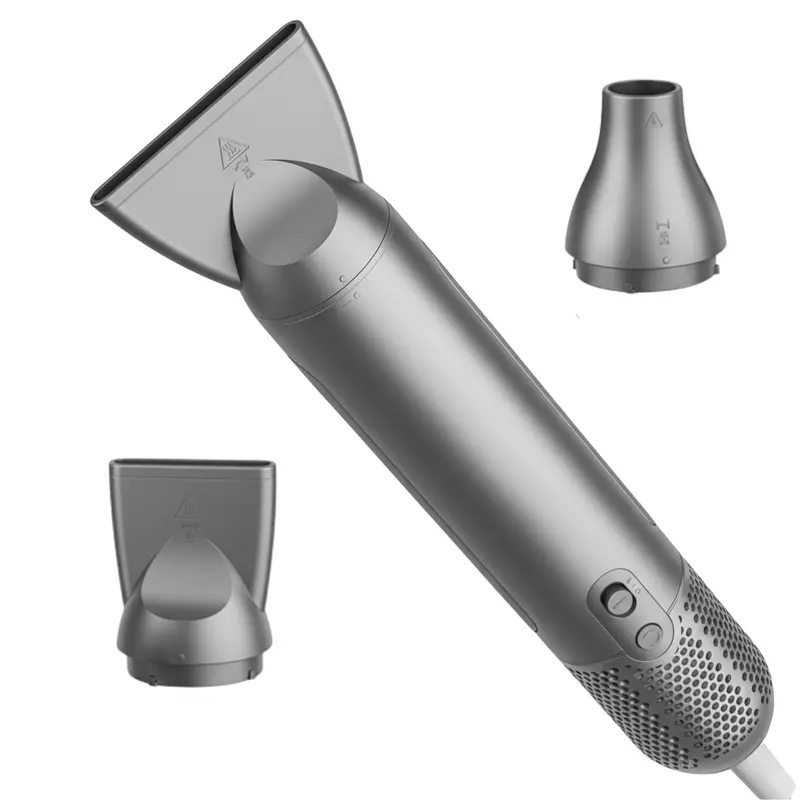 High-Velocity Handheld Dog Grooming Dryer with Multi-Nozzle Kit