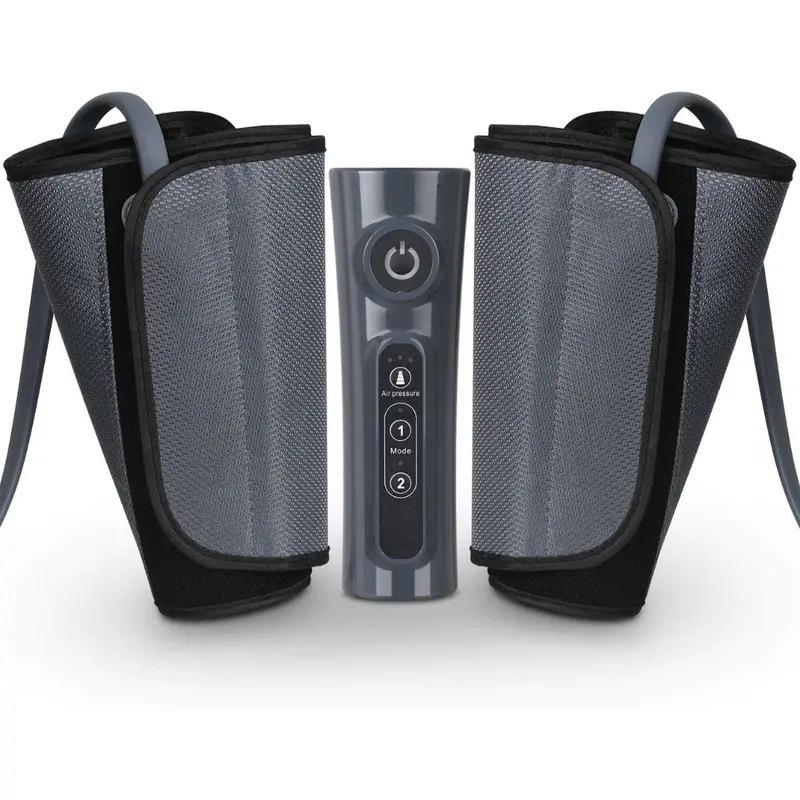 Air Compression Leg Massager – Programmable Timer, Customizable Fit Wraps