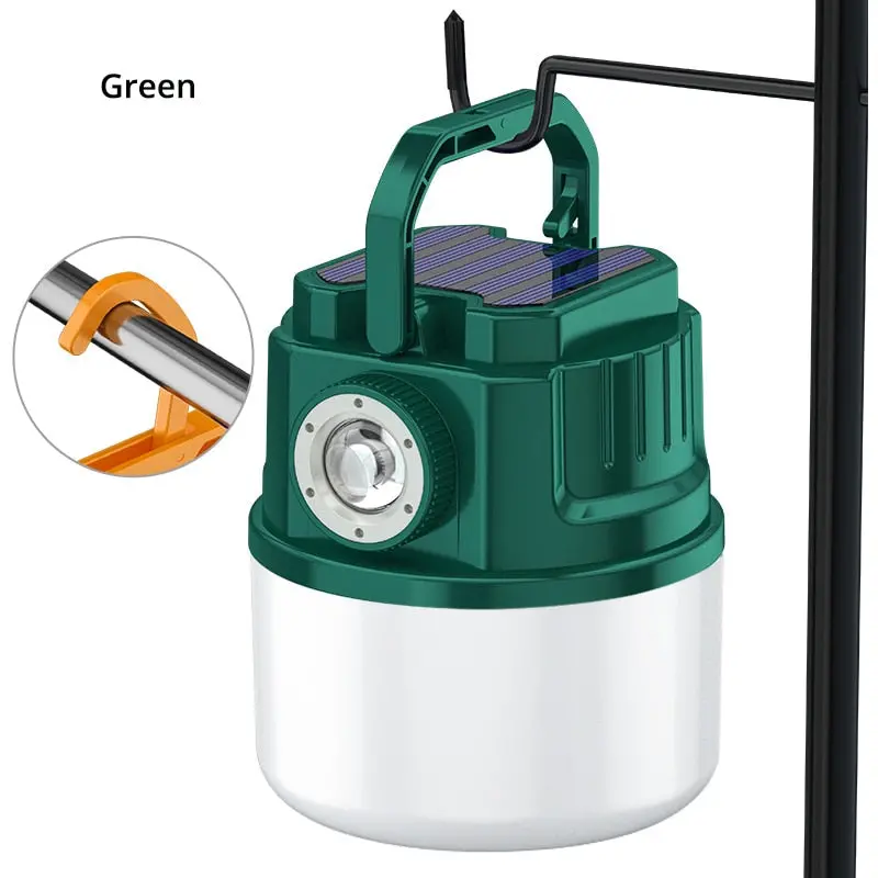 Solar-Powered USB-Rechargeable Explorer Camping Light – Weather-Resistant LED Lantern