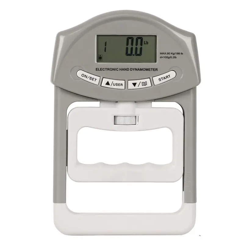 Digital Grip Strength Tester with LCD Display and Ergonomic Design