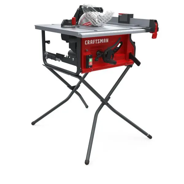 10-Inch Carbide-Tipped Blade – Compatible with 15-Amp Portable Table Saws