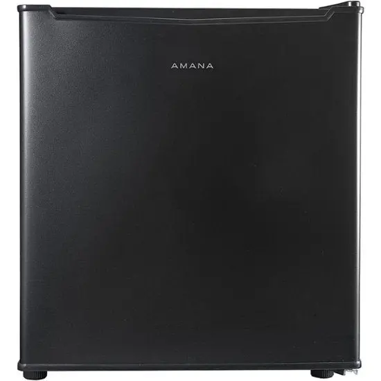 1.7-Cubic-Foot Single-Door Mini Fridge with Chiller Compartment – Matte Black