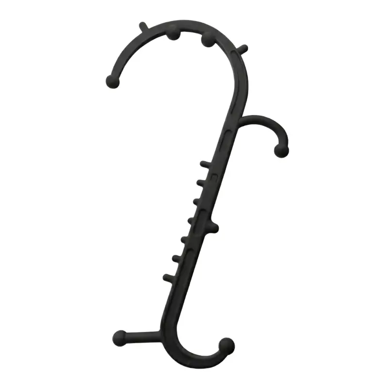 Ergonomic Dual-Handle Massage Stick with Dual Hook Design & Targeted Pressure Nodes