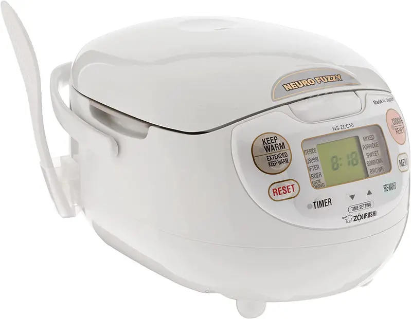 Zojirushi Neuro Fuzzy Rice Cooker – 5.5-Cup Premium Japanese-Made Cooker with Smart Logic & Keep-Warm Function