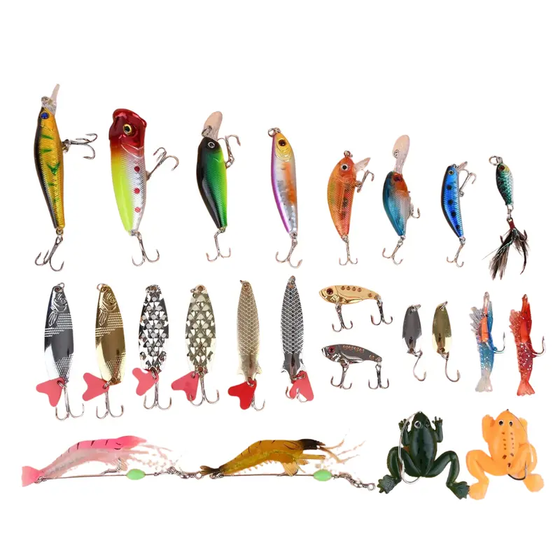 24-Piece Premium Fishing Lure Assortment for Anglers of All Ages