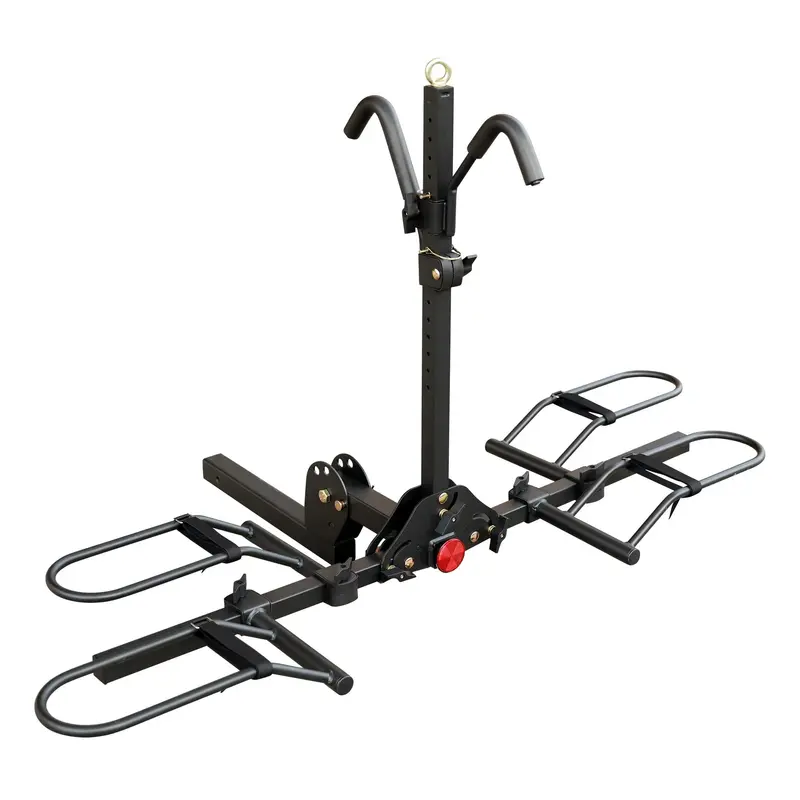 Young 2-Bike Hitch Platform Rack – 200 lb Weight Capacity