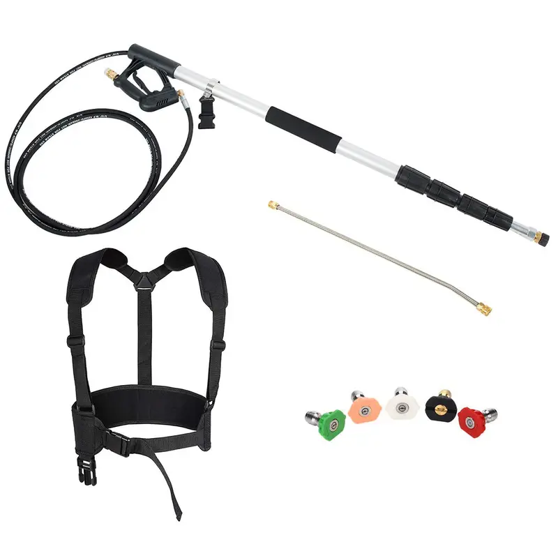 Commercial-Grade Telescoping Pressure Washer Wand Rated for 4000 PSI