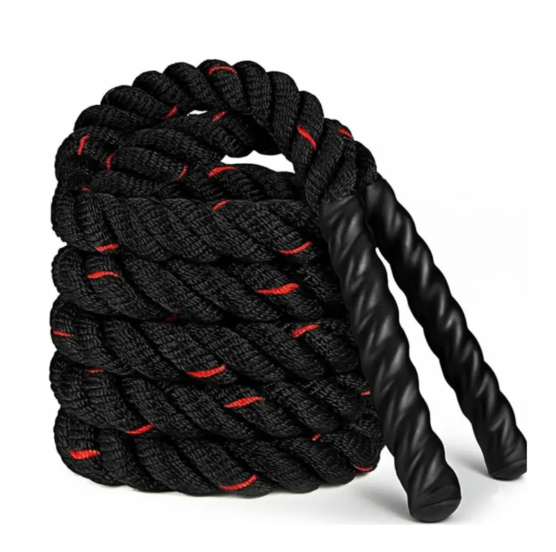 Adjustable Weighted Jump Rope – Heavy-Duty Fitness Rope (2.8–5 lbs) for Cardio Training
