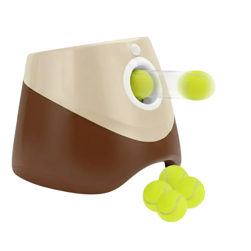 Dual-Purpose Automatic Ball Launcher for Indoor and Outdoor Pet Play