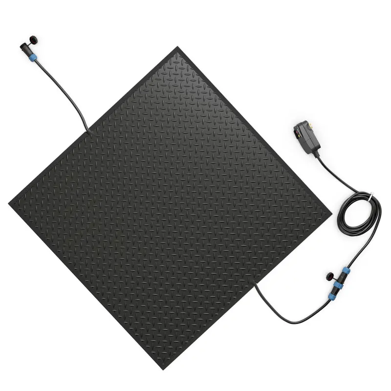 Electric Heated Snow Melting Mat — All-Weather Outdoor Mat for Driveways, Steps, and Walkways