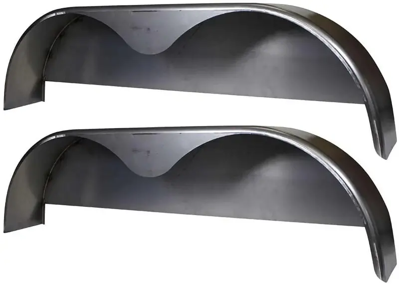 Steel Tandem-Axle Trailer Fender Set – 72″ x 10.75″, Welded Back Plate (2-Pack)