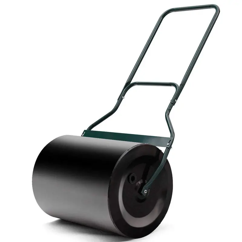 Tow-Behind Lawn Roller – 16 x 20-Inch Water-Filled Drum for Seeding, Sodding & Grading