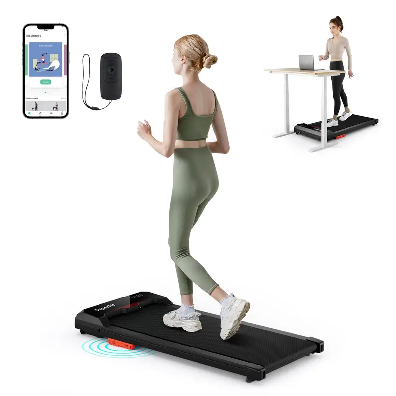 2.5HP Under-Desk Walking Pad – Compact Treadmill with Remote, 340 lb Capacity & Quiet Operation