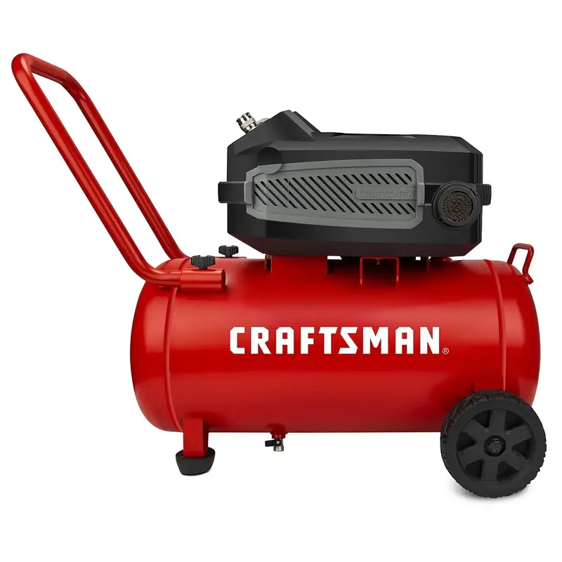 10-Gallon Oil-Free Air Compressor – 1.8 HP, 175 PSI, 4.0 CFM@90 PSI, Portable w/ Large Wheels