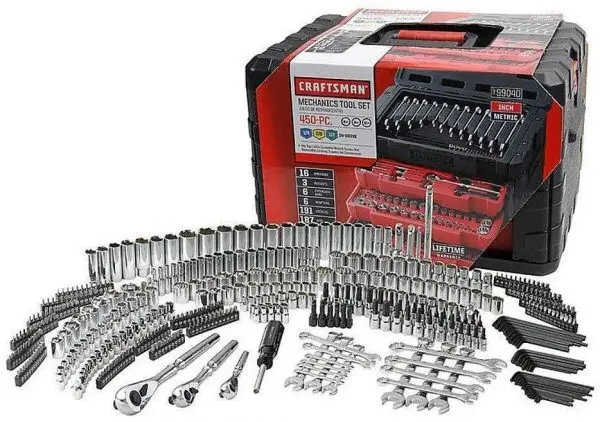 Craftsman 450-Piece Professional Mechanics Tool Set – Comprehensive Socket, Wrench & Ratchet Collection