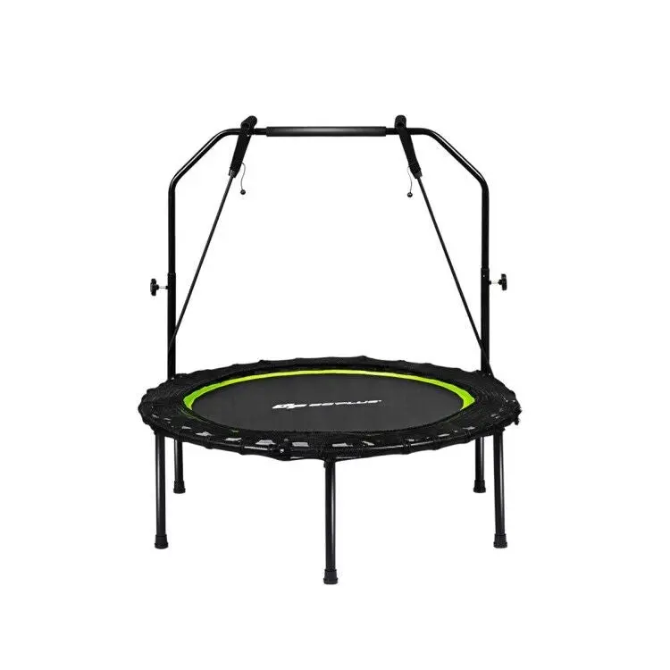 40-Inch Foldable Fitness Trampoline – Portable Mini Rebounder for Home Workouts