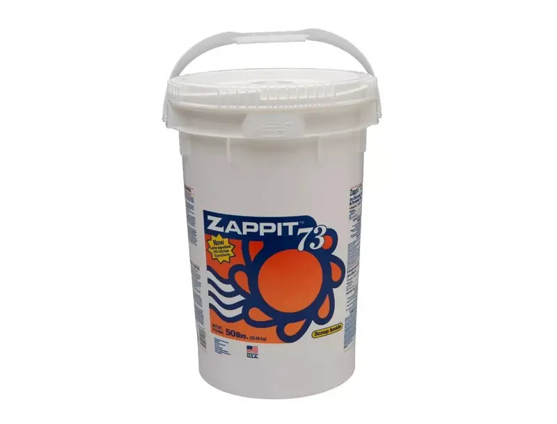 Zappit Super Strength Pool Shock – 50 lb Bucket, 73% Available Chlorine, Fast-Dissolving Granules