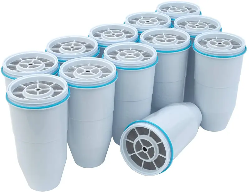 ZeroWater 12-Pack Replacement Filters – NSF-Certified, BPA-Free, 5-Stage Ion Exchange Filtration for Lead & Contaminant Reduction
